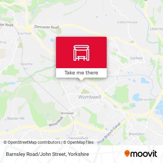 Barnsley Road/John Street map
