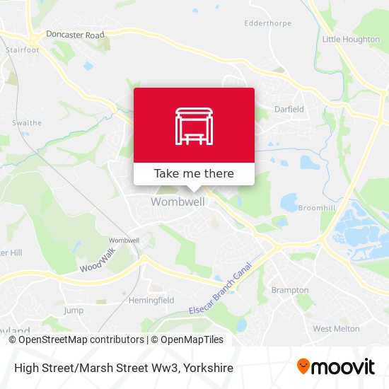 High Street/Marsh Street Ww3 map