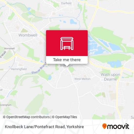 Knollbeck Lane/Pontefract Road map