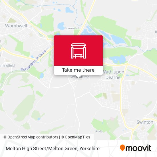 Melton High Street / Melton Green map