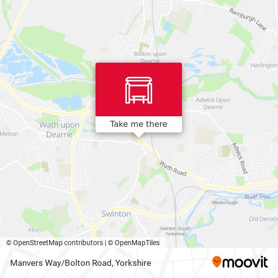 Manvers Way/Bolton Road map
