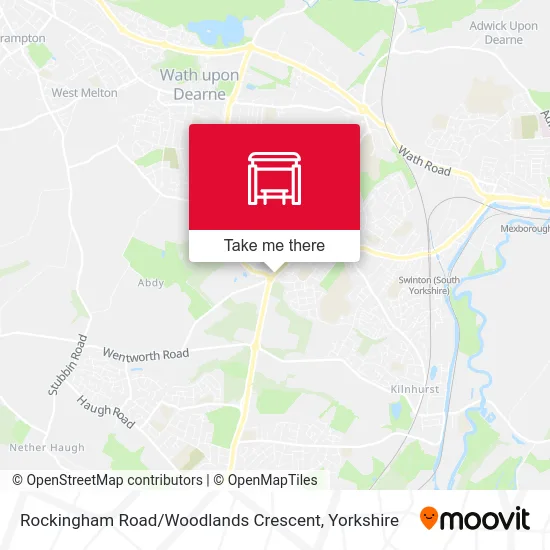 Rockingham Road / Woodlands Crescent map