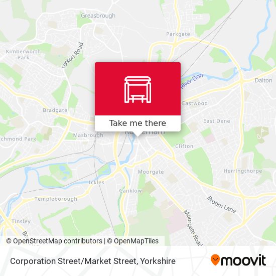 Corporation Street / Market Street map