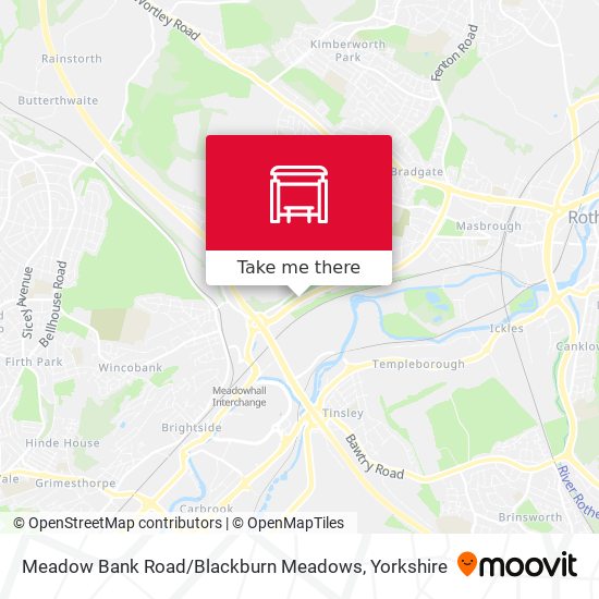 Meadow Bank Road / Blackburn Meadows map