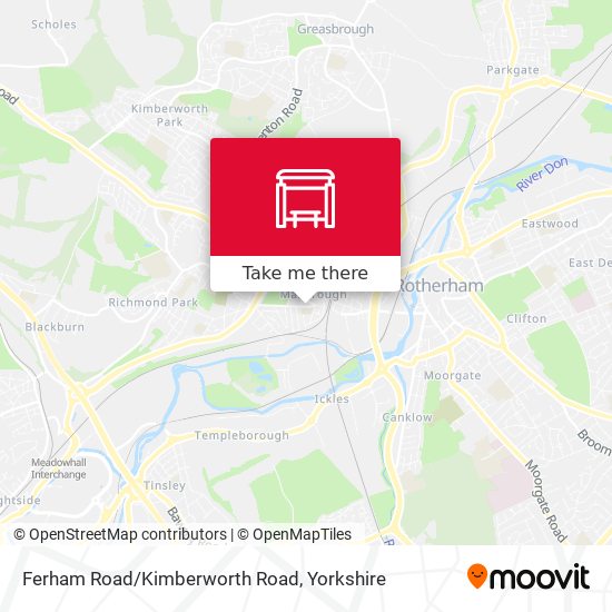Ferham Road/Kimberworth Road map