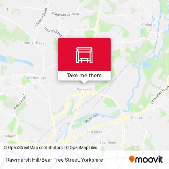 Rawmarsh Hill/Bear Tree Street map