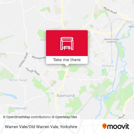Warren Vale/Old Warren Vale map