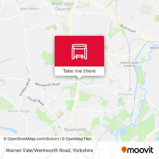 Warren Vale/Wentworth Road map