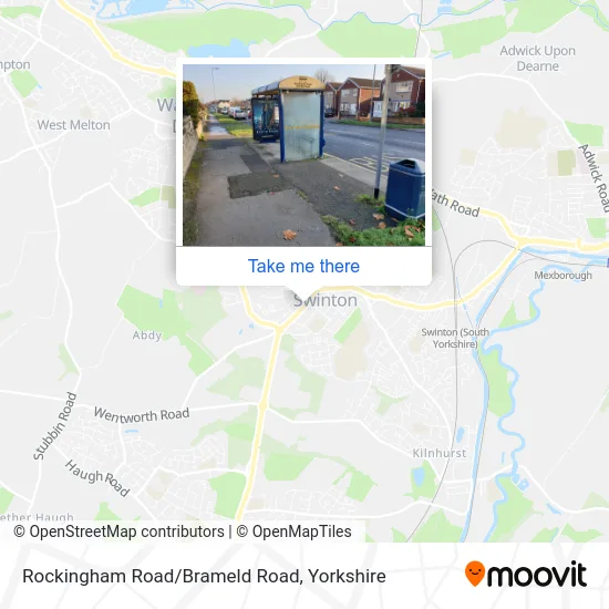 Rockingham Road/Brameld Road map