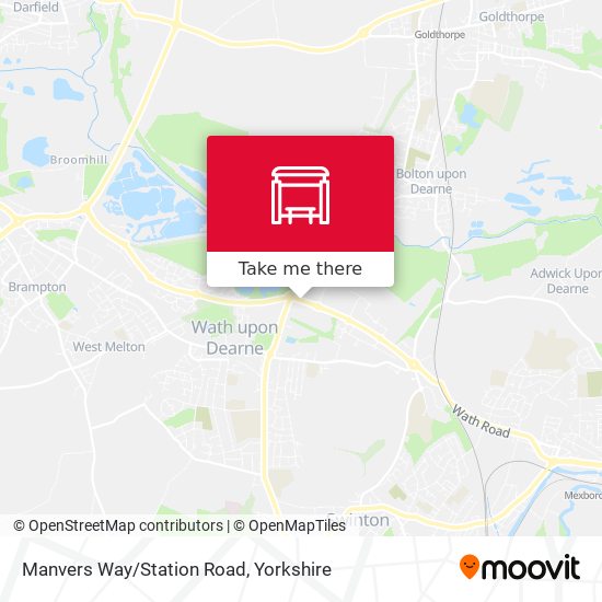 Manvers Way/Station Road map