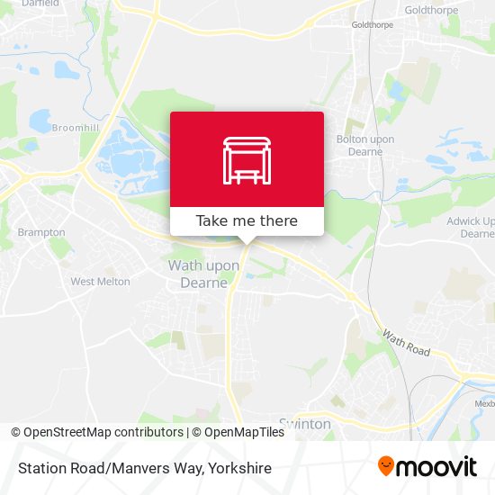 Station Road/Manvers Way map