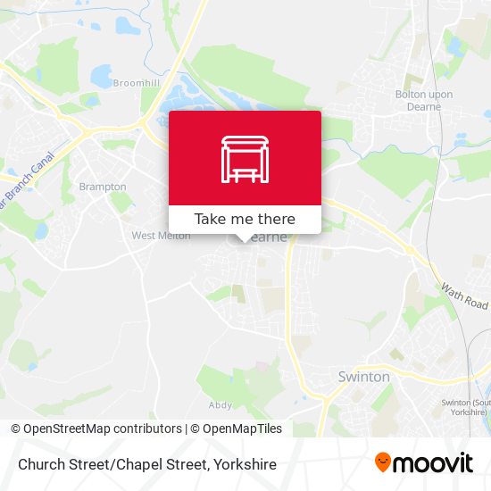 Church Street/Chapel Street map