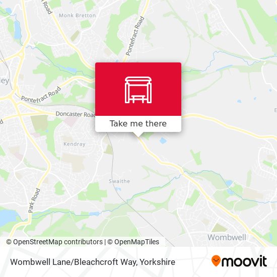 Wombwell Lane/Bleachcroft Way map