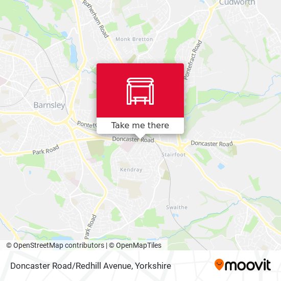 Doncaster Road/Redhill Avenue map