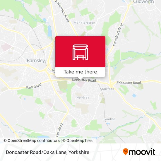 Doncaster Road/Oaks Lane map
