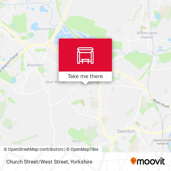 Church Street/West Street map