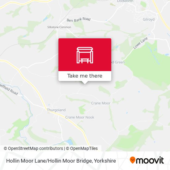Hollin Moor Lane / Hollin Moor Bridge map