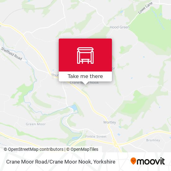 Crane Moor Road / Crane Moor Nook map