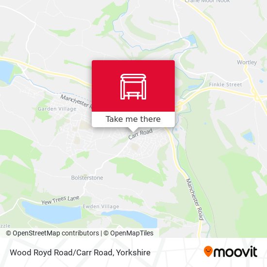 Wood Royd Road/Carr Road map