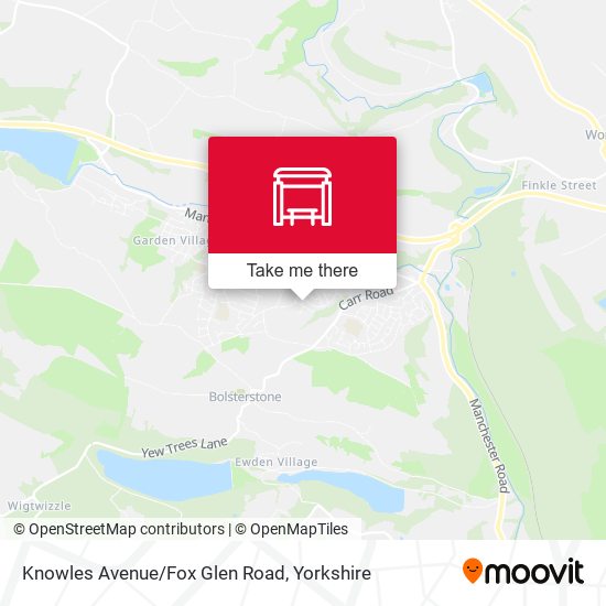 Knowles Avenue/Fox Glen Road map