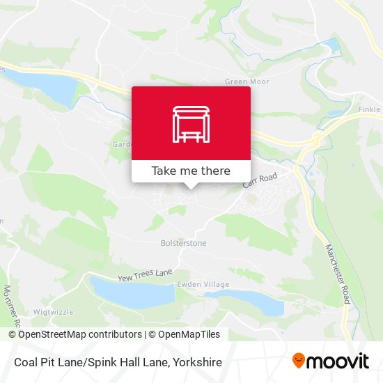 Coal Pit Lane/Spink Hall Lane map