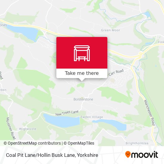Coal Pit Lane/Hollin Busk Lane map