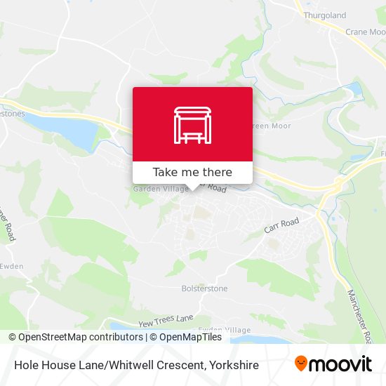 Hole House Lane / Whitwell Crescent map