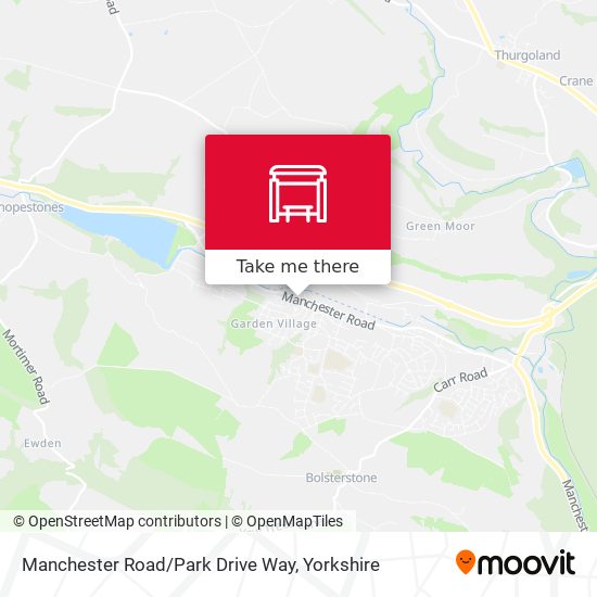 Manchester Road/Park Drive Way map