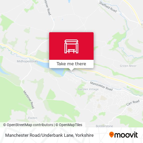 Manchester Road/Underbank Lane map