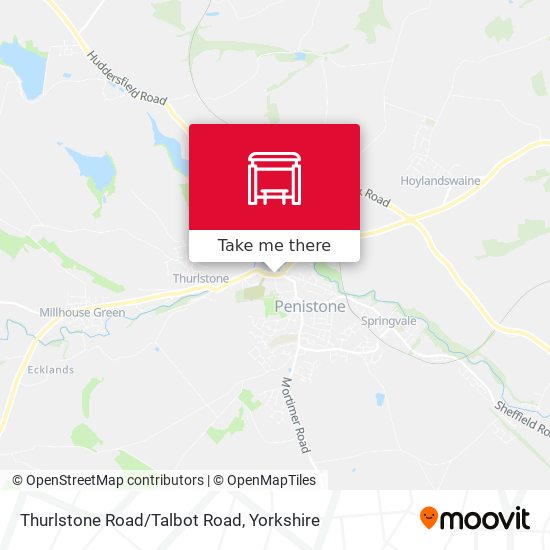 Thurlstone Road/Talbot Road map