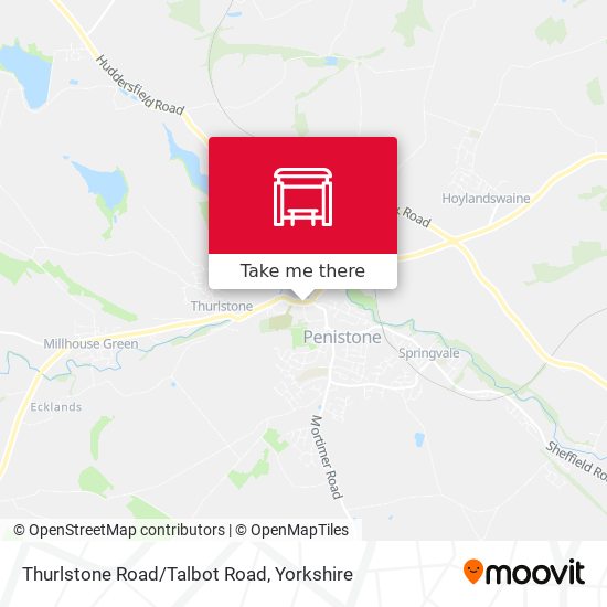 Thurlstone Road/Talbot Road map
