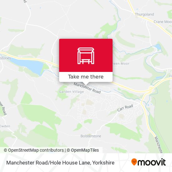 Manchester Road / Hole House Lane map