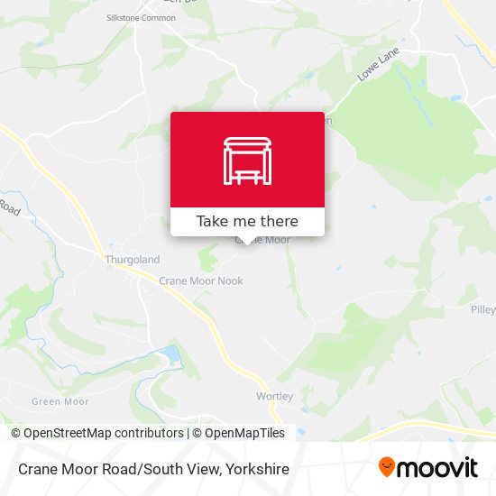 Crane Moor Road/South View map