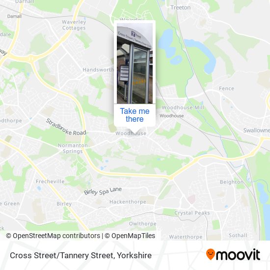 Cross Street/Tannery Street map