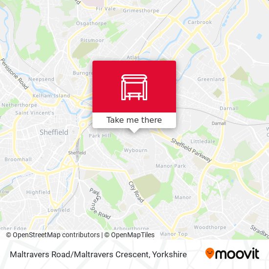 Maltravers Road / Maltravers Crescent map