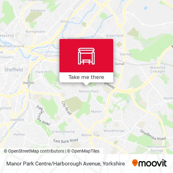 Manor Park Centre / Harborough Avenue map