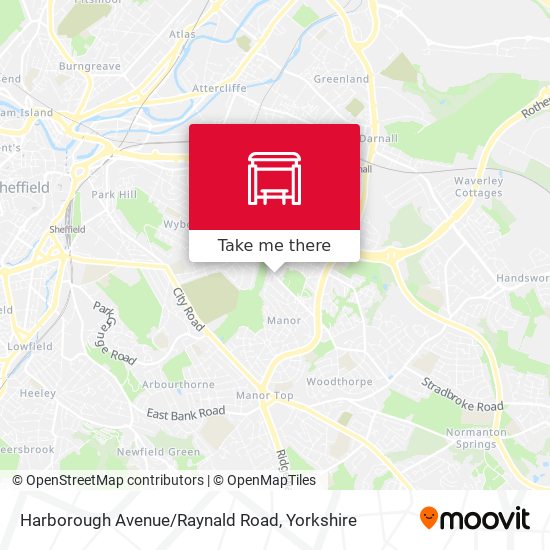 Harborough Avenue/Raynald Road map