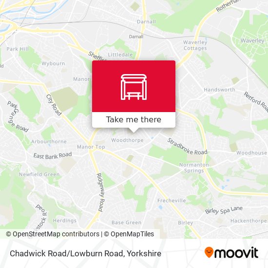 Chadwick Road/Lowburn Road map