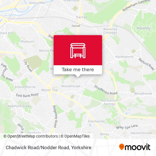 Chadwick Road/Nodder Road map