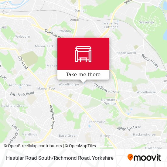 Hastilar Road South / Richmond Road map