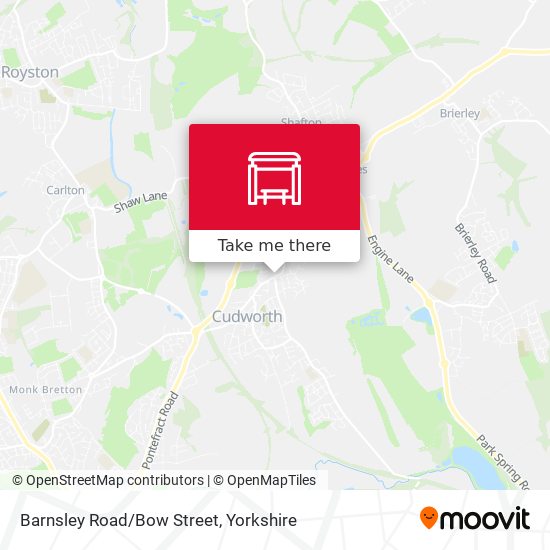 Barnsley Road/Bow Street map