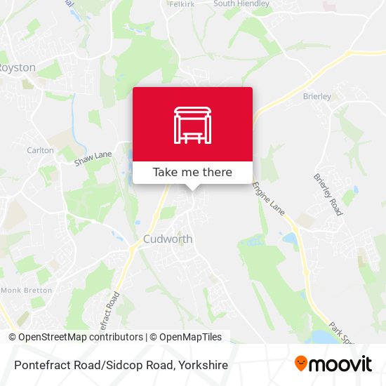 Pontefract Road/Sidcop Road map