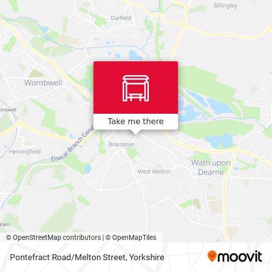 Pontefract Road/Melton Street map