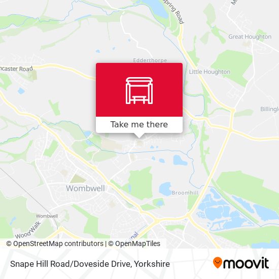 Snape Hill Road/Doveside Drive map
