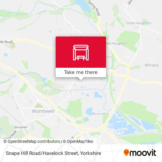 Snape Hill Road / Havelock Street map