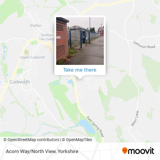 Acorn Way/North View map