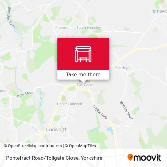 Pontefract Road/Tollgate Close map