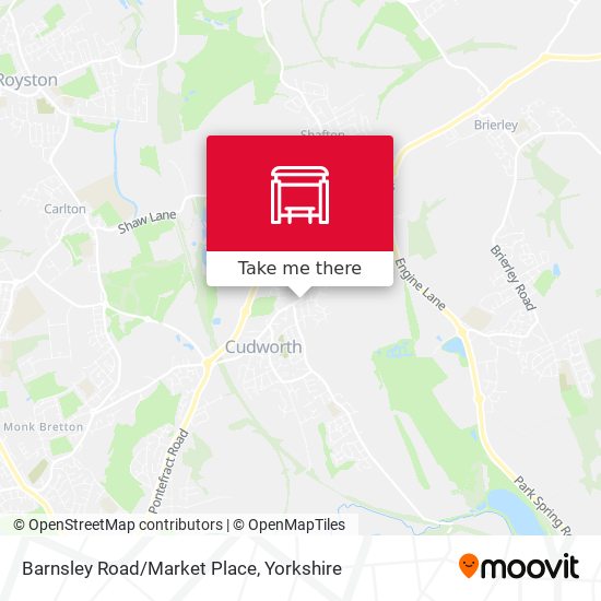 Barnsley Road/Market Place map