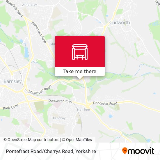 Pontefract Road/Cherrys Road map