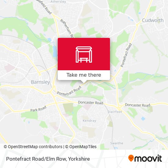 Pontefract Road/Elm Row map